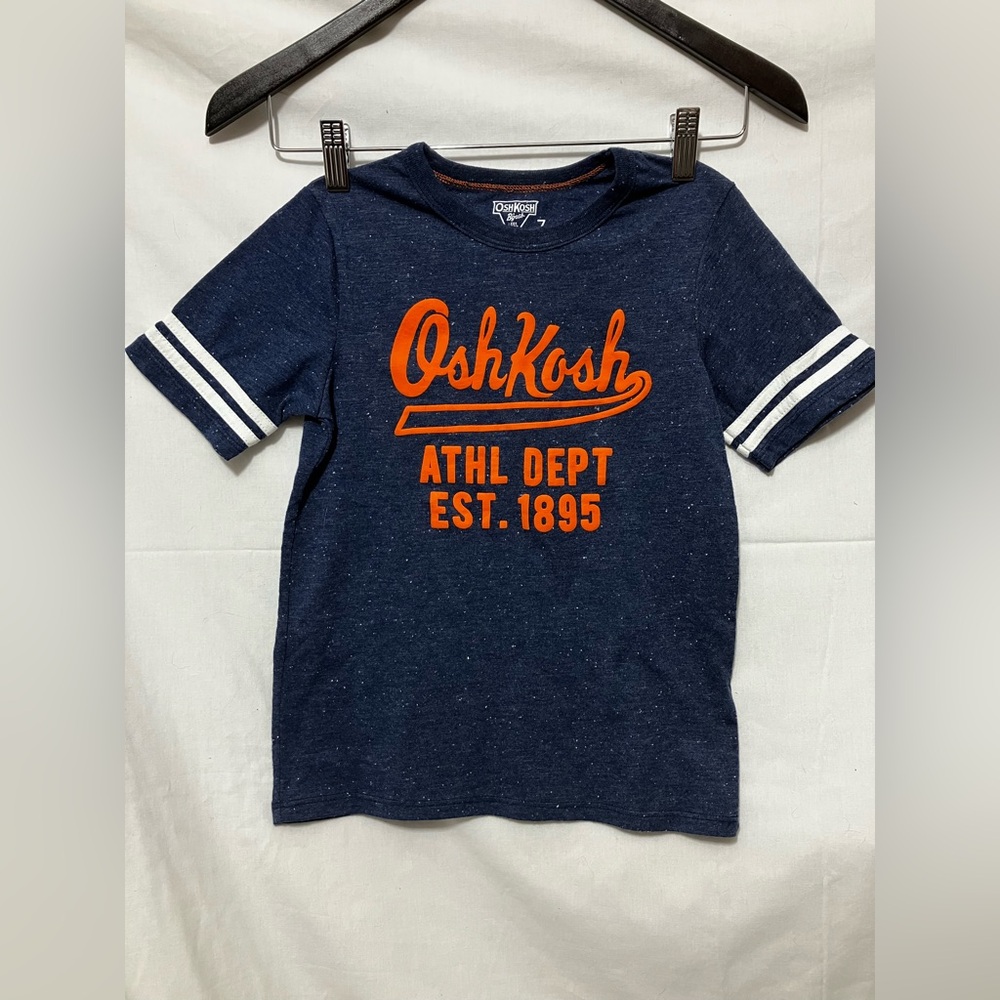 OshKosh B'gosh Kids Blue Tee with Orange Print